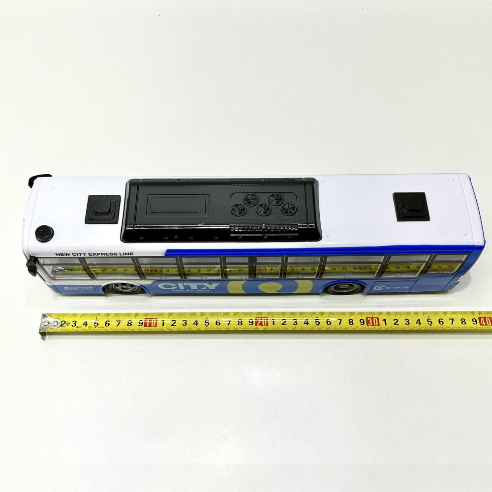 Автобус міський на радіокеруванні акумулятор 3.7V керування 2.4GHz підсвічування фар 38см Синій (666-695 NA) Чернігів - фото 10