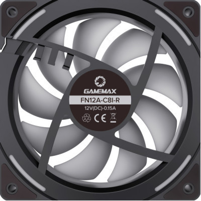 Кулер до корпусу Gamemax KF300R BK Вінниця - фото 5