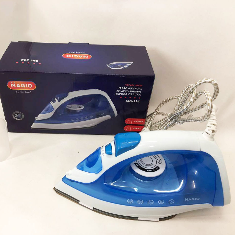 Портативный утюг Magio MG-534, Утюги с паром, Утюг паровой для различной одежды, Утюг с паром WT-702 для дома Киев - изображение 5