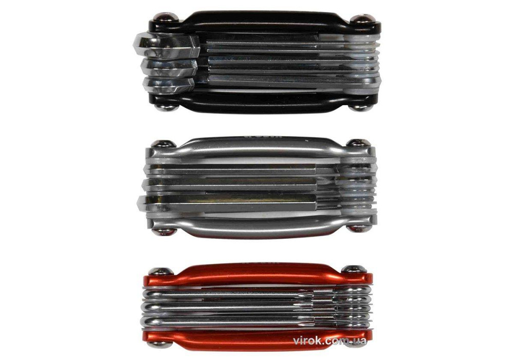 Набір ключів шестигранних YATO : HEX H1.5-H8, TORX T6-T25, 24 шт [10/40] Одеса - фото 1