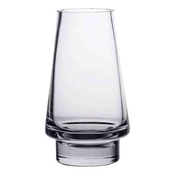 Декоративная стеклянная ваза для цветов 25 см Киев