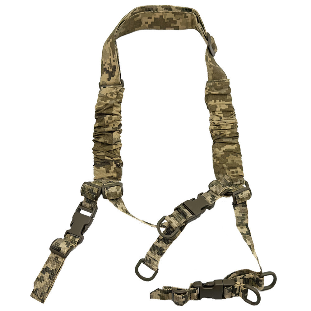 Ремінь збройовий Cordura 1000 D Піксель MM-14 трьохточковий, двоточковий, одноточковий Запоріжжя - фото 1