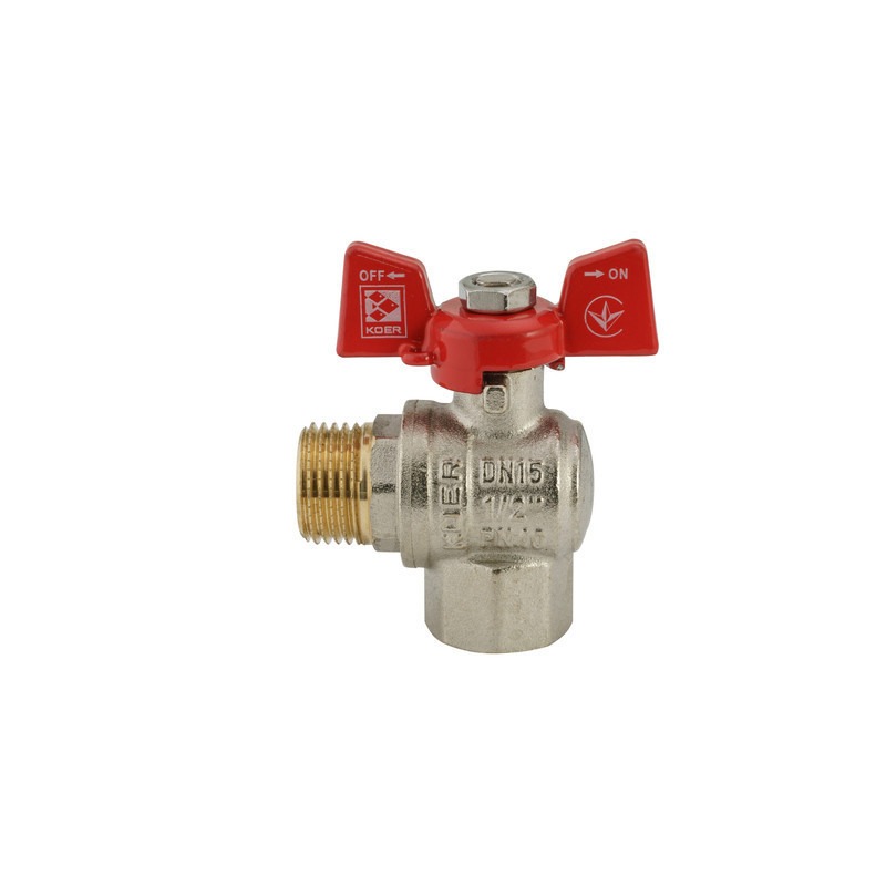 Кран кульовий Koer 1/2" ГШМ кутовий (KR.208) (KR2805)   ( 28339 ) Харків - фото 3