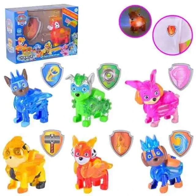 Герої набір арт. PH028A/B/C/D/E/F (180шт/2) батар. 6видів, заряджається, світло,короб. 13*6,5*18см, шт Київ - фото 1