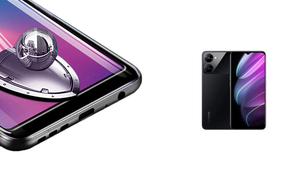 Захисне скло DefenzoGlass для realme V30, realme V30t 5G – подвійна міцність Київ - фото 2