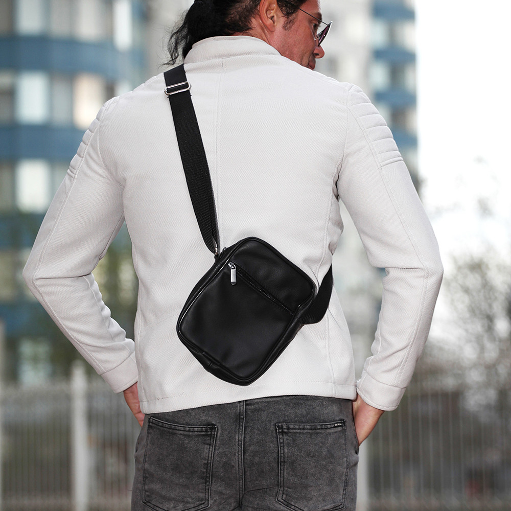 Городская сумка мессенджер, Офисная сумка для документов Барсетка мужская через плечо RG-75 Львов - изображение 10