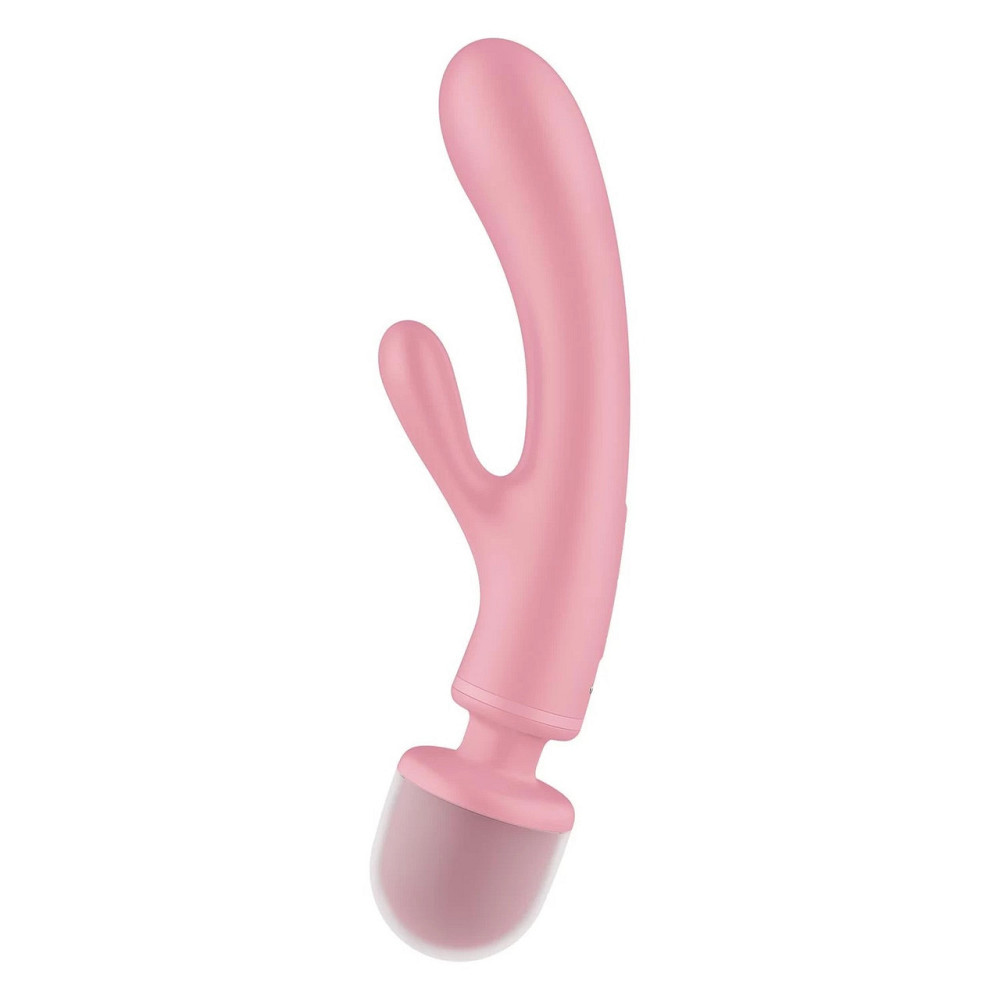 Вібратор для подвійної стимуляції Triple Lover pink Sex Aura Київ - фото 3