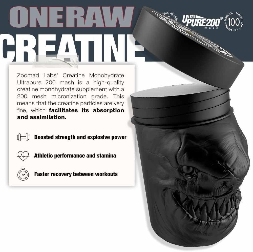 One Raw Creatine 300 g (Strawberry) Луцьк - фото 2