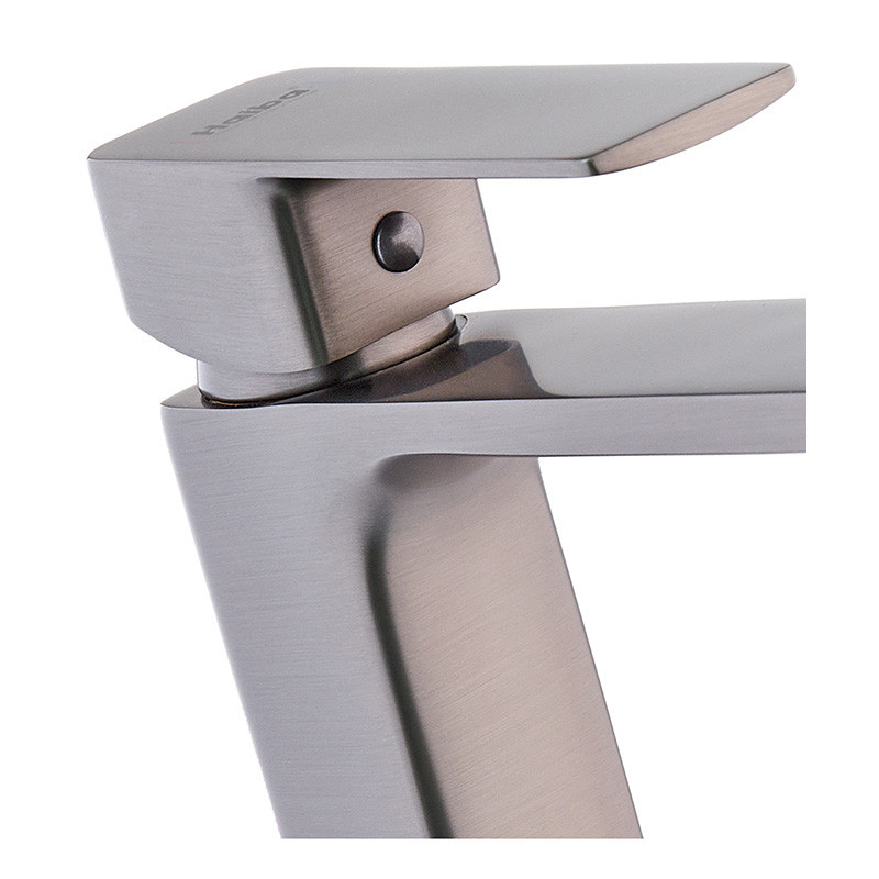 Смеситель для умывальника Haiba Kubus 001 High Graphite HB4002 Харьков - изображение 3