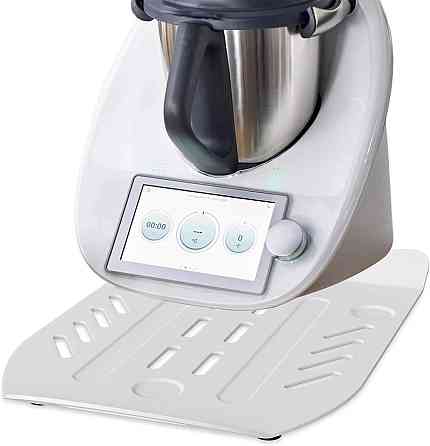 Скользящая доска для Thermomix TM6 TM5 белая металлическая 2мм 41x27 см с роликами и нескользящими ножками, Киев