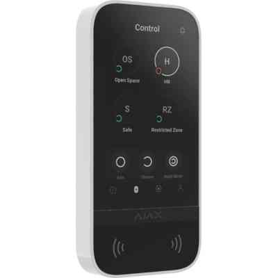 Клавиатура к охранной системе Ajax KeyPad TouchScreen white Винница