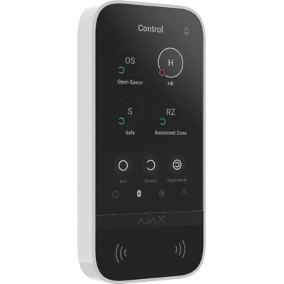 Клавіатура до охоронної системи Ajax KeyPad TouchScreen white Вінниця - фото 1
