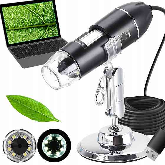 Цифровой USB-микроскоп с увеличением до 1600 крат 2Mpix 8 Led Izoxis (25467) Нововолынск