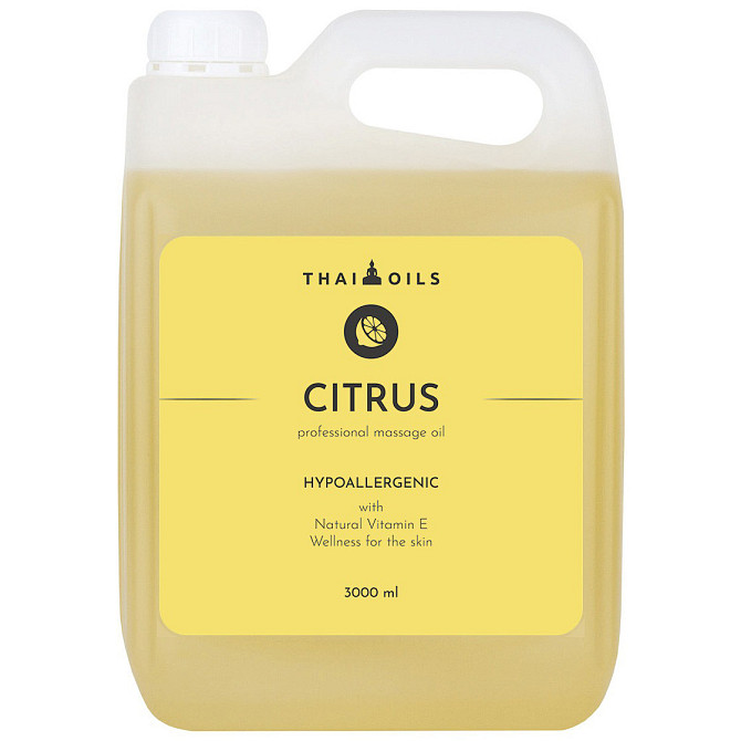 Професійна масажна олія "Citrus" 3 літри для масажу (Цитрусове) Київ - фото 1
