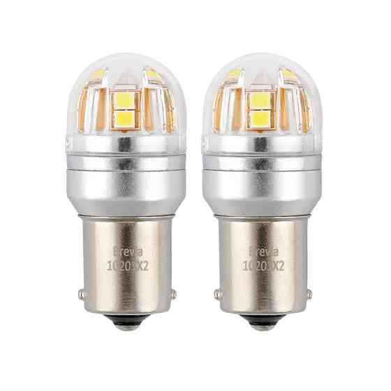 Автолампа Brevia S-Power LED P21W 330Lm 15x2835SMD 12/24V CANbus, 2шт Львів