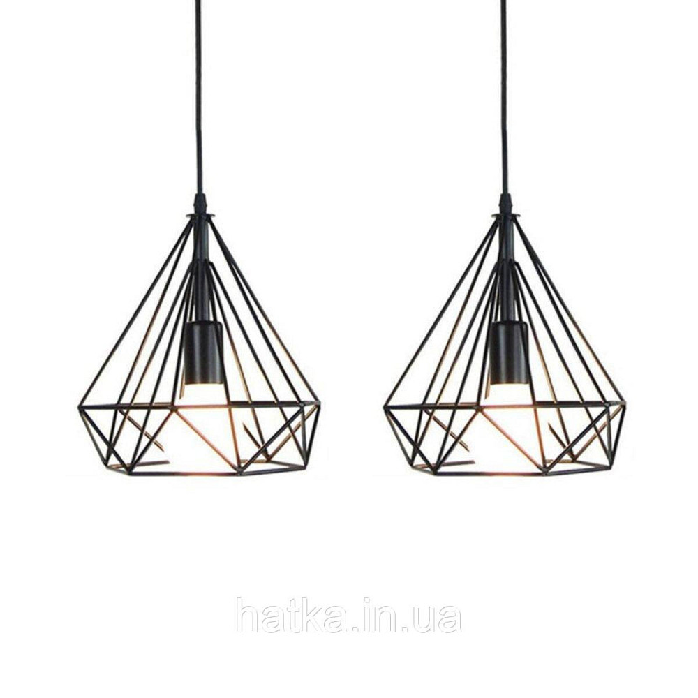 Люстра в стилі лофт GLD-18114-2 на 2 плафони Київ - фото 2