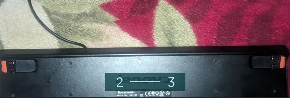 Клавіатура Lenovo LXH-EKB- 10YA Black wired Київ - фото 2