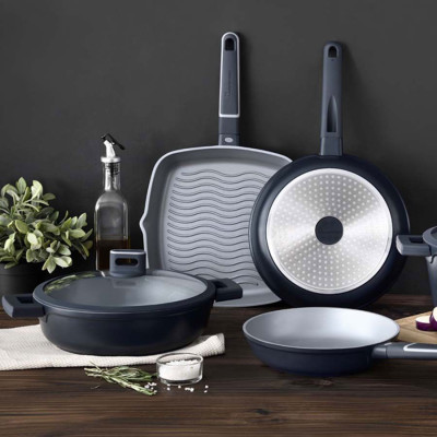 Сковорода MasterPro Wok Indigo 28 см (BGMP-7975) Винница - изображение 8