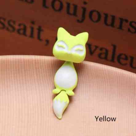 Детские серьги желтые 