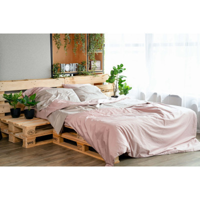 Пододеяльник Ardesto Mix&Match сатин 160х220 см пудра (ART1622DVP) Винница - изображение 7