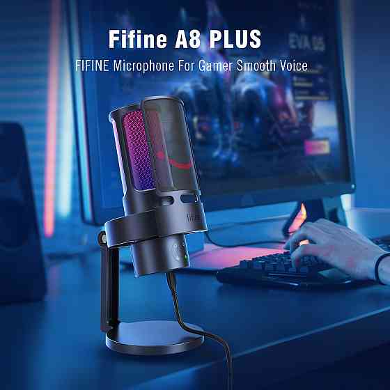 Мікрофон Fifine A8 Plus ( Чорний ) Харків