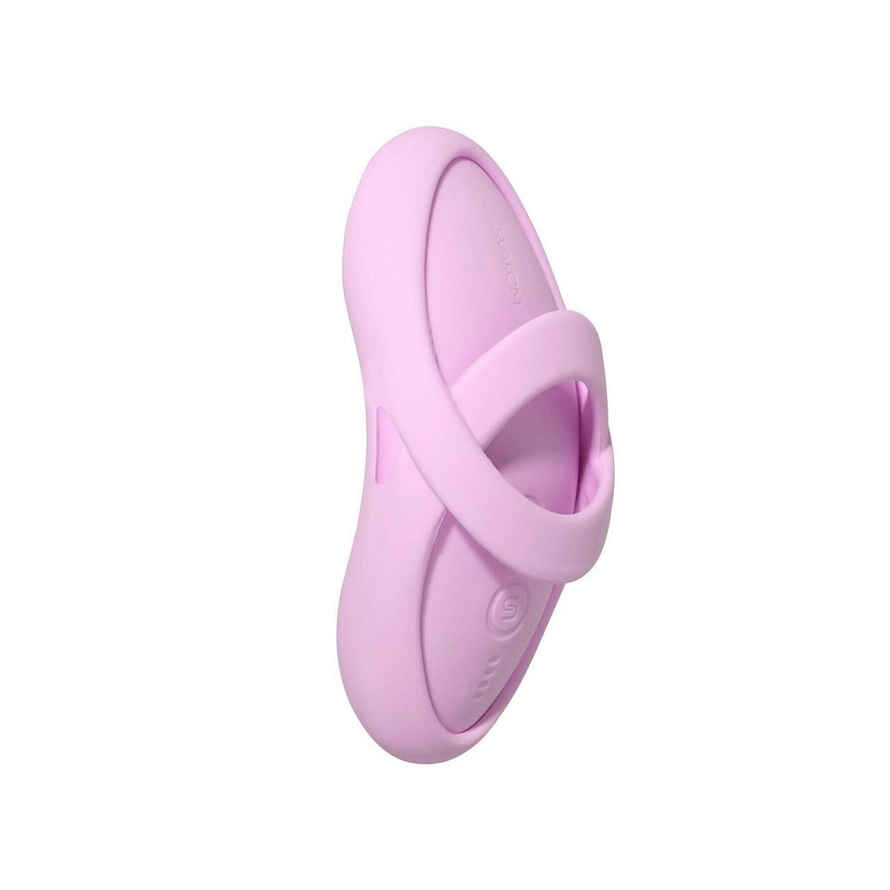Смарт-вібратор для клітора Svakom Echo 2 Pink Lilac, підігрів до 38 °C, знімна насадка на палець Sex Aura Київ - фото 1