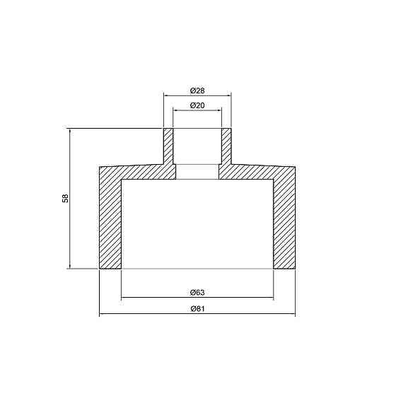 Муфта PPR Thermo Alliance 63х20 Київ