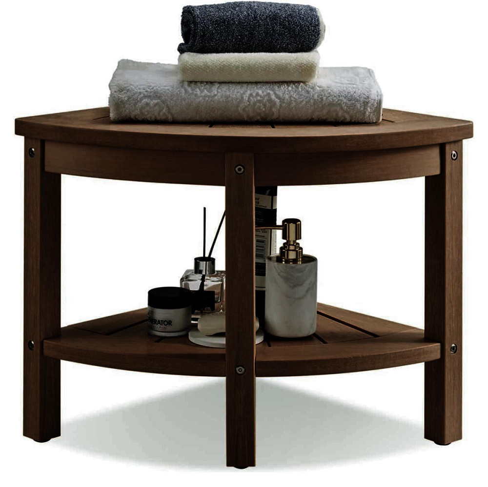 Стеллаж угловой для ванной 