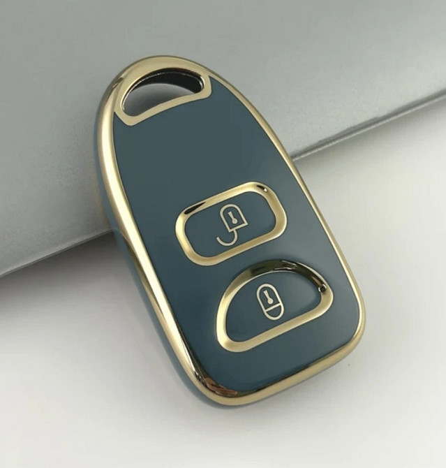 Захисний чохол для автомобільного ключа Hyundai Kia Tucson Santa Fe Carens Зелений Смела - изображение 1