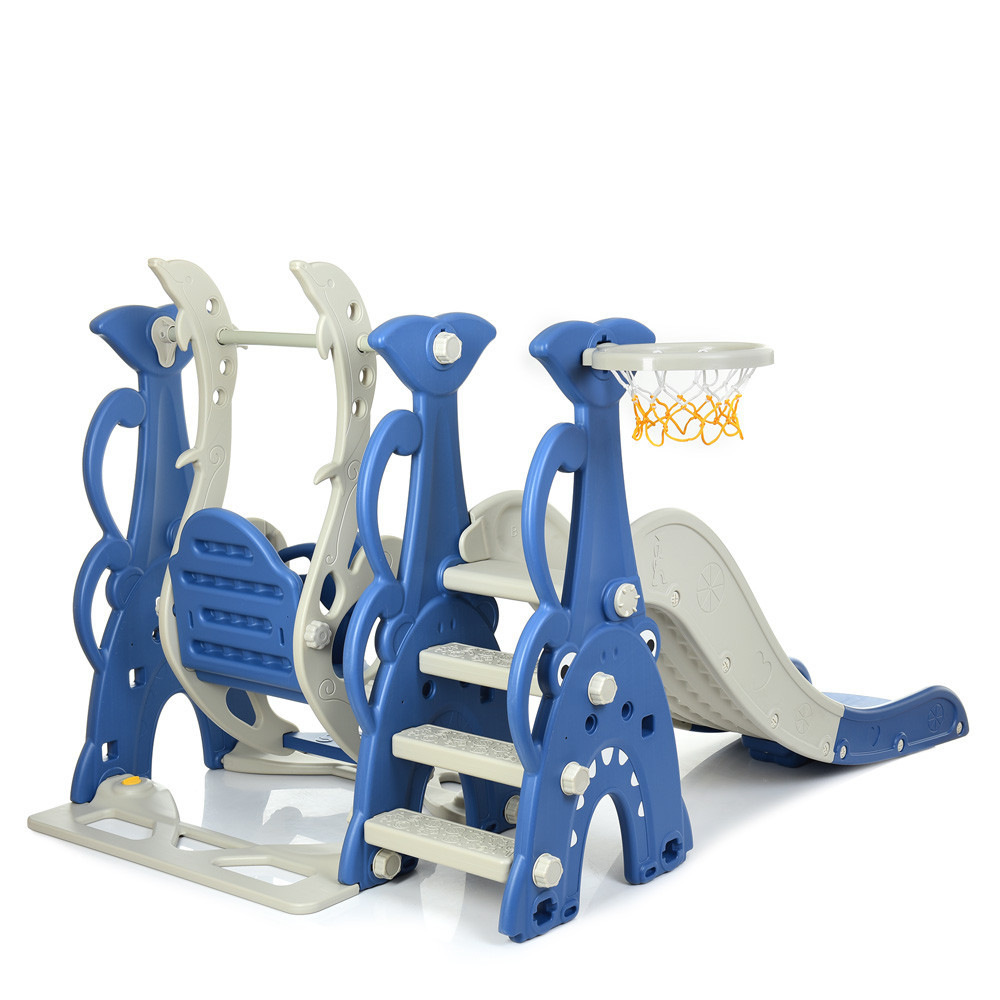 Детский игровой комплекс Bambi 3в1 (горка качеля баскетбол) (WM19083A-4) для детей Киев - изображение 4