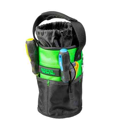 Сумка для инструмента открытая MASTERTOOL 220х145 мм 10 карманов усиленное дно 1680 DEN 79-1937 Ровно
