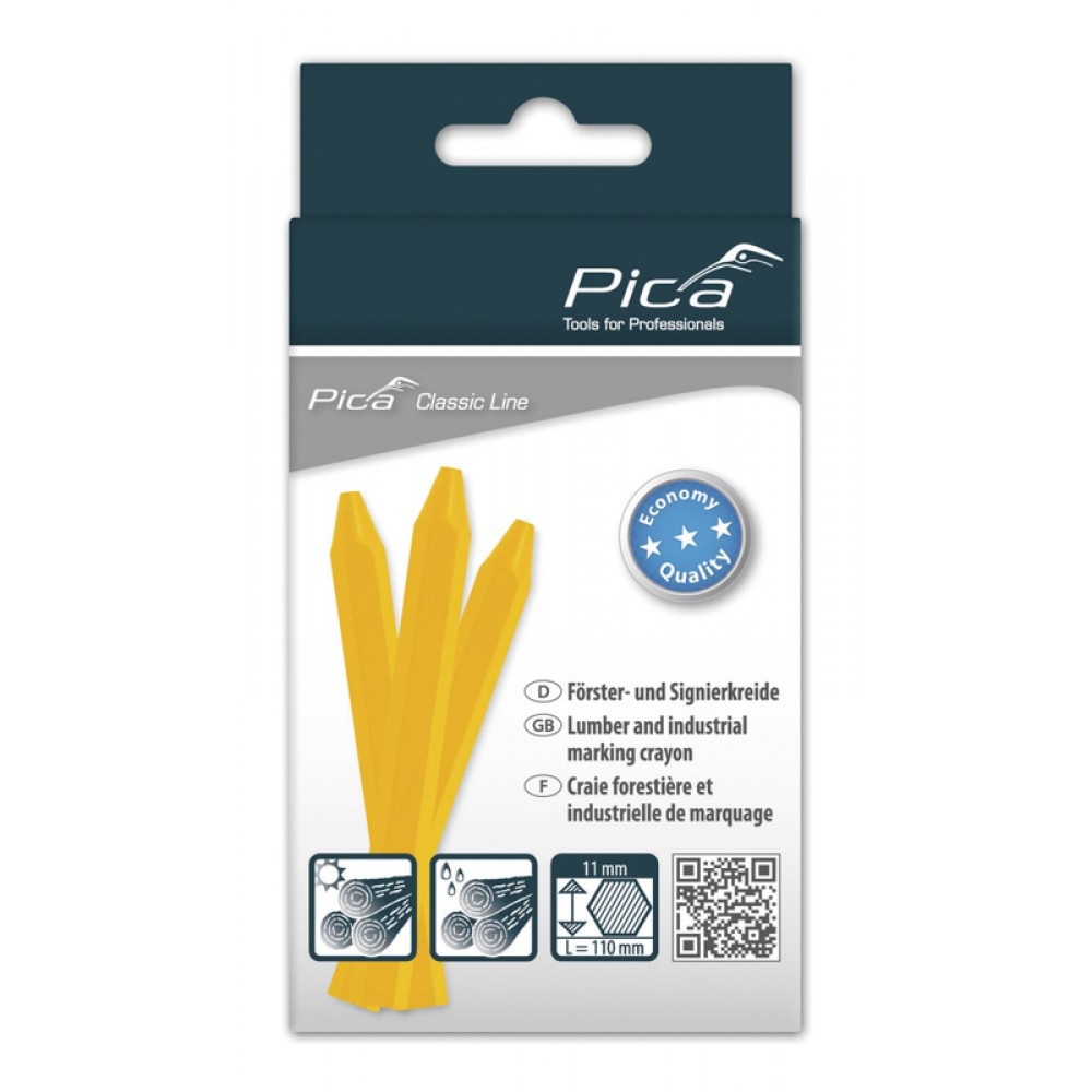 Промисловий маркер на восково-крейдовій основі Pica Classic ECO 591/44, жовтий Одесса - изображение 2