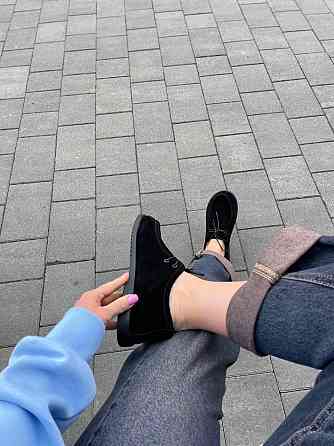 Arcoboletto Топсайдери жіночі на низькому ходу з натуральної замші на шнурівці чорні демісезонн Коломия