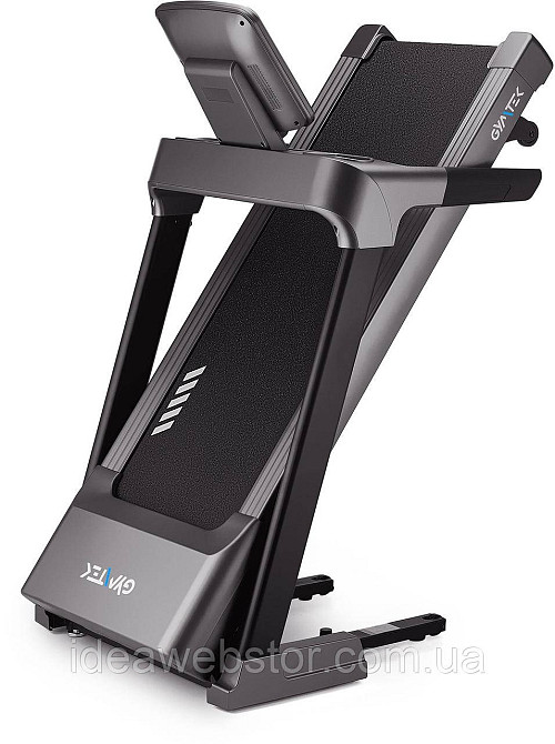 Беговая дорожка GYMTEK XT850 электрическая складная для дома 20 км/ч с автоматическим наклоном амортизацией двигателем 4 к.с. до 1 Киев - изображение 13