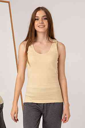 Майка жіноча широка бретель Ozkan — Бежевий 0111-3 L Київ