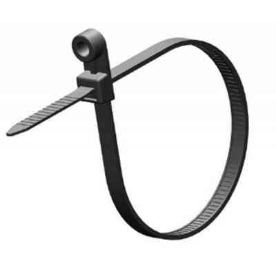 Стяжка 200мм/5.0мм под дюбель, черная, 100 шт Ritar (CTКR-B5200 / 15651) Винница