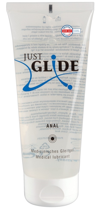 Анальный лубрикант Just Glide 200 мл на водной основе Sex Aura Киев - изображение 1