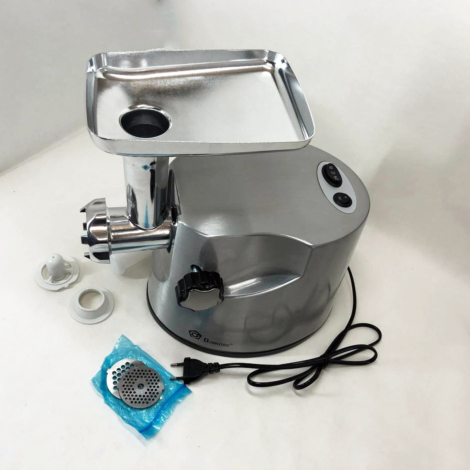 М'ясорубка з легким чищенням DOMOTEC, М'ясорубка для професійної кухні Електром'5 насадок ZV-98 Івано-Франківськ - фото 7