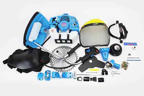 Тример (мотокоса) БІЛОРУСЬ - 5,5л.с. (Шпуля-1шт+ніж 3Т-1шт+40Тпоб-1шт, труба D-28mm х 9T) Київ