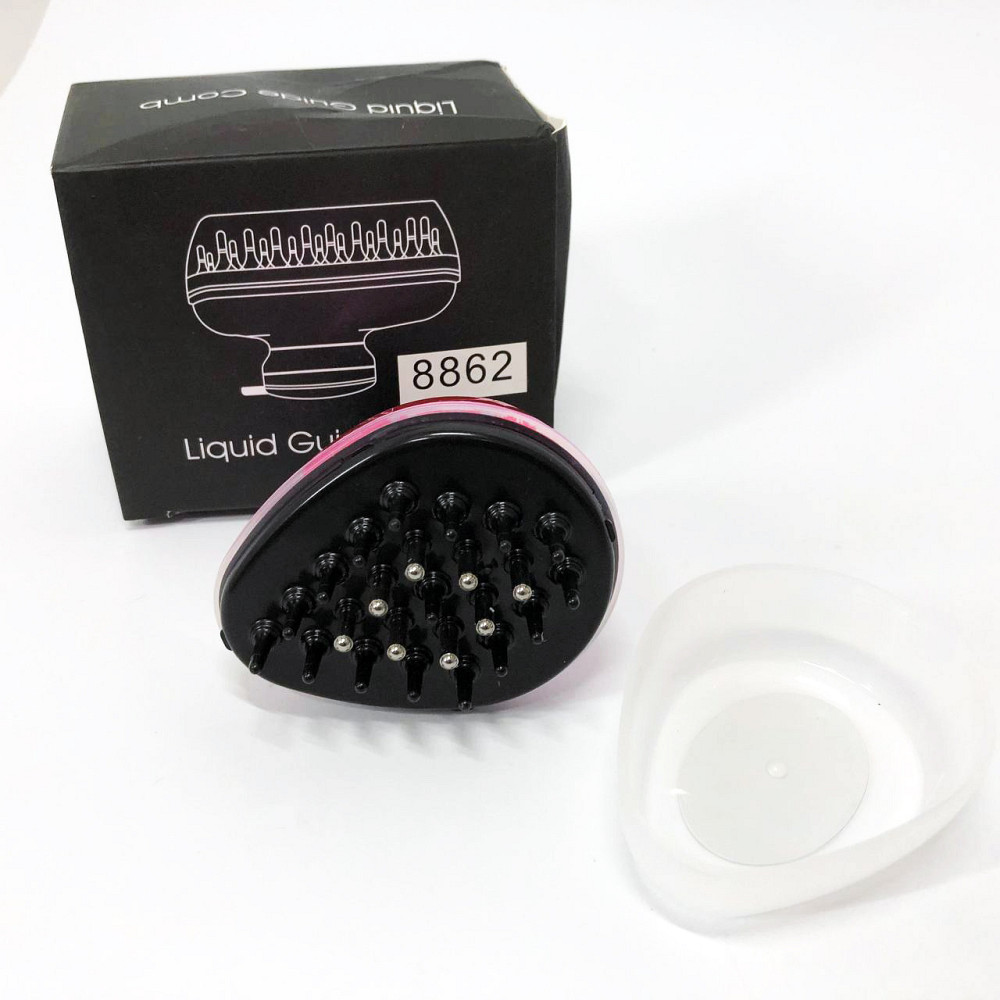 Гребінець для догляду за волоссям, масажний аплікатор для лікувальних олій 30мл VM-30 Львів - фото 1