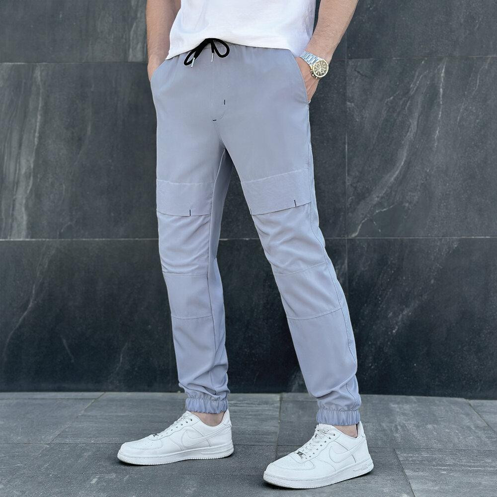 Мужские штаны джоггеры с карманами серые Pobedov Vershyna Киев - изображение 1