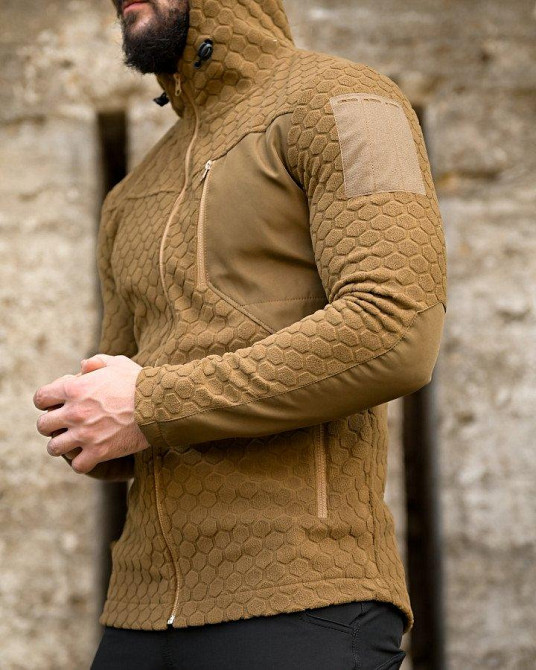 Тактична флісівка KM URBAN кайот ПП7998 Одеса - фото 7