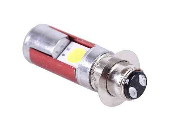 Лампа фари діодна 2 кристали 1 вусик П15Д-25-1 12В 35/35W — Лед Мукачево