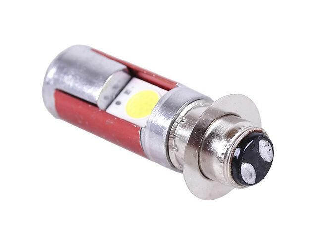 Лампа фары диодная 2 кристалла 1 усик П15Д-25-1 12В 35/35W - Лед Мукачево - изображение 1