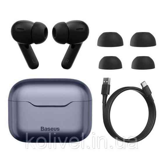 Навушники з мікрофоном Baseus SIMU ANC True Wireles Earphones S1 Pro Темно сині (NGS1P-0A) Киев