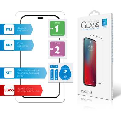 Скло захисне ACCLAB Full Glue Apple iPhone 12 Pro Max (1283126508233) Вінниця - фото 6