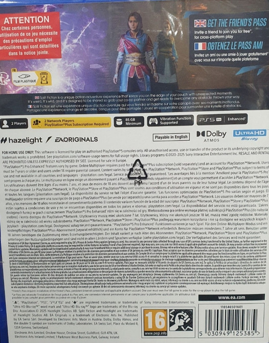 Игра ! Приставка Гра Split Fiction для Sony PlayStation 5 Киев - изображение 1