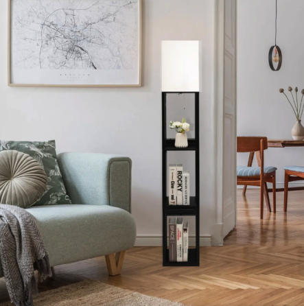 Підлогова лампа Costway Alampia торшер з шухлядою Київ