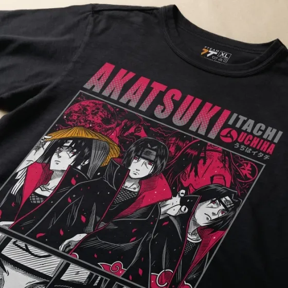 Футболка для підлітка хлопчика з принтом Наруто Итачи Учиха 7 Розмір 160 Anime10727 Дніпро