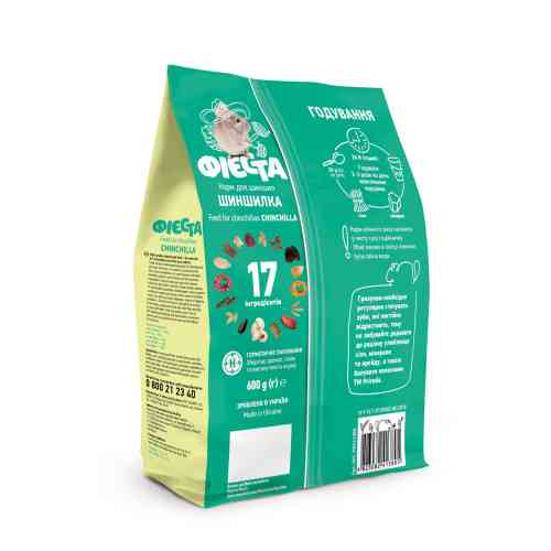 Корм Природа Фиеста Шиншилка для шиншилл и других домашних грызунов 600 г Киев